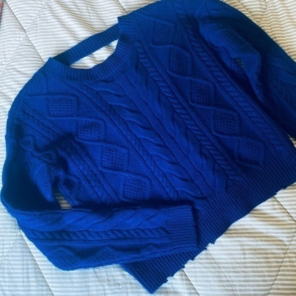 NWT RtA $595 Zane Cropped Wool-Cashmere Sw… - Picture 3 of 4